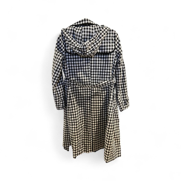 Kate Spade Gingham Trench Coat SZ S - Picture 7 of 7